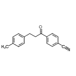 CAS 登录号：898768-57-5， 4-[3-(4-甲基苯基)丙酰]苯甲腈