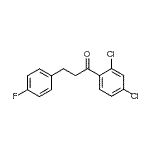 CAS 登录号：898768-70-2， 1-(2,4-二氯苯基)-3-(4-氟苯基)-1-丙酮