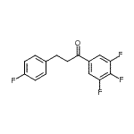 CAS#: 898768-82-6, 3-(4-Fluorophenyl)-1-(3,4,5-trifluorophenyl)-1-propanone