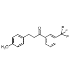 CAS 登录号：898769-01-2， 3-(4-甲基苯基)-1-[3-(三氟甲基)苯基]-1-丙酮