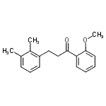 CAS 登录号：898769-02-3， 3-(2,3-二甲基苯基)-1-(2-甲氧基苯基)-1-丙酮