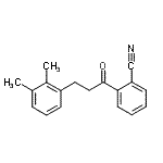 CAS 登录号：898769-11-4， 2-[3-(2,3-二甲基苯基)丙酰]苯甲腈