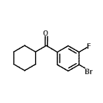 CAS 登录号：898769-21-6， (4-溴-3-氟苯基)(环己基)甲酮