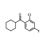 CAS#: 898769-33-0, (2-Chloro-4-fluorophenyl)(cyclohexyl)methanone