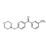 CAS 登录号：898769-64-7， (3-甲基苯基)[4-(4-吗啉基甲基)苯基]甲酮