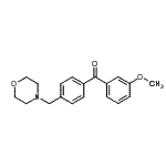 CAS#: 898769-70-5, (3-Methoxyphenyl)[4-(4-morpholinylmethyl)phenyl]methanone