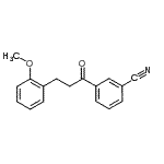 CAS#: 898769-71-6, 3-[3-(2-Methoxyphenyl)propanoyl]benzonitrile