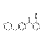 CAS#: 898769-74-9, 2-[4-(4-Morpholinylmethyl)benzoyl]benzonitrile