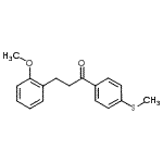 CAS#: 898769-83-0, 3-(2-Methoxyphenyl)-1-[4-(methylsulfanyl)phenyl]-1-propanone
