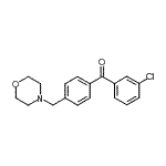 CAS#: 898769-94-3, (3-Chlorophenyl)[4-(4-morpholinylmethyl)phenyl]methanone