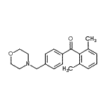 CAS 登录号：898770-11-1， (2,6-二甲基苯基)[4-(4-吗啉基甲基)苯基]甲酮