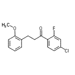CAS#: 898770-45-1, 1-(4-Chloro-2-fluorophenyl)-3-(2-methoxyphenyl)-1-propanone