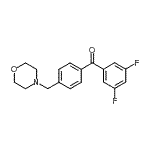 CAS 登录号：898770-69-9， (3,5-二氟苯基)[4-(4-吗啉基甲基)苯基]甲酮