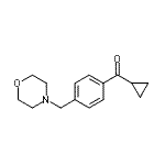 CAS 登录号：898770-73-5， 环丙基[4-(4-吗啉基甲基)苯基]甲酮