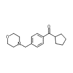 CAS 登录号：898770-77-9， 环戊基[4-(4-吗啉基甲基)苯基]甲酮