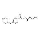 CAS 登录号：898770-81-5， 乙基4-[4-(4-吗啉基甲基)苯基]-4-氧代丁酸酯