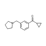 CAS 登录号：898770-94-0， 环丙基[3-(1-吡咯烷基甲基)苯基]甲酮