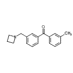 CAS 登录号：898771-22-7， [3-(1-氮杂环丁基甲基)苯基](3-甲基苯基)甲酮