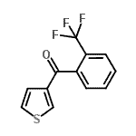 CAS 登录号：898771-30-7， 3-噻吩基[2-(三氟甲基)苯基]甲酮