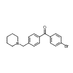CAS 登录号：898771-32-9， (4-溴苯基)[4-(1-哌啶基甲基)苯基]甲酮