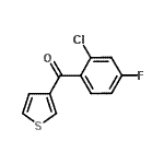 CAS#: 898771-41-0, (2-Chloro-4-fluorophenyl)(3-thienyl)methanone