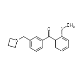 CAS 登录号：898771-53-4， [3-(1-氮杂环丁基甲基)苯基][2-(甲硫基)苯基]甲酮