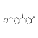 CAS 登录号：898771-57-8， [3-(1-氮杂环丁基甲基)苯基](3-溴苯基)甲酮