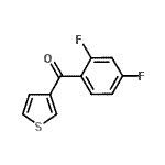 CAS 登录号：898771-60-3， (2,4-二氟苯基)(3-噻吩基)甲酮