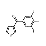 CAS 登录号：898771-66-9， 3-噻吩基(3,4,5-三氟苯基)甲酮