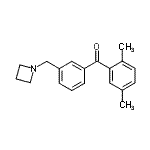 CAS 登录号：898771-73-8， [3-(1-氮杂环丁基甲基)苯基](2,5-二甲基苯基)甲酮