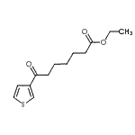 CAS 登录号：898771-76-1， 乙基7-氧代-7-(3-噻吩基)庚酸酯