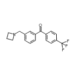 CAS 登录号：898771-95-4， [3-(1-氮杂环丁基甲基)苯基][4-(三氟甲基)苯基]甲酮