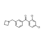 CAS 登录号：898772-09-3， [3-(1-氮杂环丁基甲基)苯基](2,4-二氯苯基)甲酮