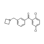 CAS 登录号：898772-12-8， [3-(1-氮杂环丁基甲基)苯基](2,5-二氯苯基)甲酮