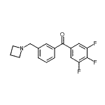 CAS#: 898772-30-0, [3-(1-Azetidinylmethyl)phenyl](3,4,5-trifluorophenyl)methanone