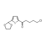 CAS 登录号：898772-47-9， 5-氯-1-[5-(1,3-二氧戊环-2-基)-2-噻吩基]-1-戊酮