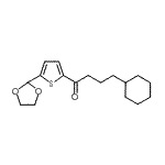 CAS 登录号：898772-76-4， 4-环己基-1-[5-(1,3-二氧戊环-2-基)-2-噻吩基]-1-丁酮