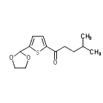 CAS 登录号：898772-94-6， 1-[5-(1,3-二氧戊环-2-基)-2-噻吩基]-4-甲基-1-戊酮