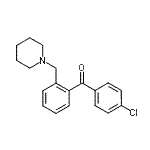 CAS#: 898773-12-1, (4-Chlorophenyl)[2-(1-piperidinylmethyl)phenyl]methanone