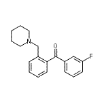 CAS 登录号：898773-15-4， (3-氟苯基)[2-(1-哌啶基甲基)苯基]甲酮