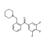 CAS#: 898773-81-4, [2-(1-Piperidinylmethyl)phenyl](3,4,5-trifluorophenyl)methanone
