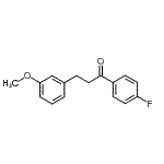 CAS 登录号：898774-74-8， 1-(4-氟苯基)-3-(3-甲氧基苯基)-1-丙酮