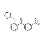 CAS 登录号：898774-81-7， [2-(1-吡咯烷基甲基)苯基][3-(三氟甲基)苯基]甲酮