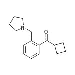 CAS 登录号：898775-18-3， 环丁基[2-(1-吡咯烷基甲基)苯基]甲酮