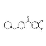 CAS#: 898775-23-0, (3-Chloro-4-fluorophenyl)[4-(1-piperidinylmethyl)phenyl]methanone