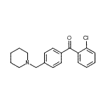 CAS#: 898775-26-3, (2-Chlorophenyl)[4-(1-piperidinylmethyl)phenyl]methanone