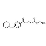 CAS#: 898775-81-0, Ethyl 5-oxo-5-[4-(1-piperidinylmethyl)phenyl]pentanoate