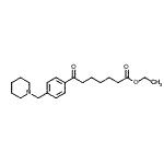 CAS 登录号：898775-85-4， 乙基7-氧代-7-[4-(1-哌啶基甲基)苯基]庚酸酯