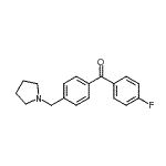 CAS#: 898776-38-0, (4-Fluorophenyl)[4-(1-pyrrolidinylmethyl)phenyl]methanone
