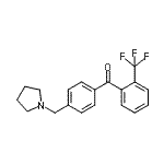 CAS 登录号：898776-65-3， [4-(1-吡咯烷基甲基)苯基][2-(三氟甲基)苯基]甲酮